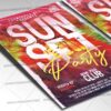 Download Sunset Party PSD Template 2