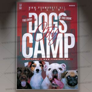 Download Dogs Camp City PSD Template 1
