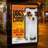 Download Dogs Camping Event PSD Template 3