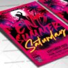 Download End Summer Saturday PSD Template 2