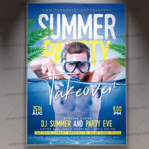 Download Summer Party Print Template 1