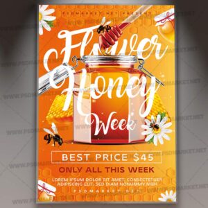 Download Flower Honey PSD Template 1