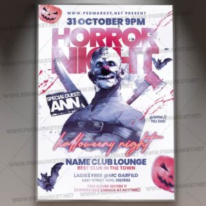 Download Horror Night PSD Template 1