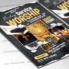 Download Monday Worship PSD Template 2