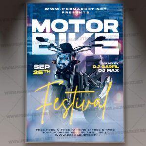 Download Motorbike Fest Event - PSD Template 1