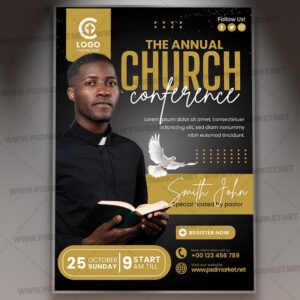 Download Annual Church Conference PSD Template 1