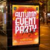 Download Autumn Event Party PSD Template 3