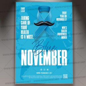 Download Blue November PSD Template 1