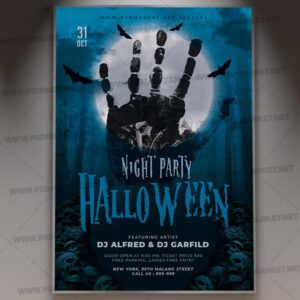 Download Halloween Night Party Event PSD Template 1