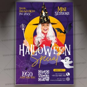 Download Kids Halloween PSD Template 1