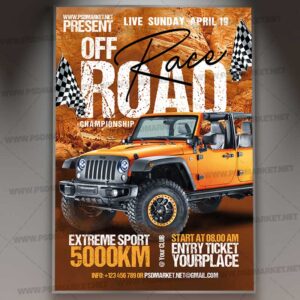 Download Off Road Event PSD Template 1