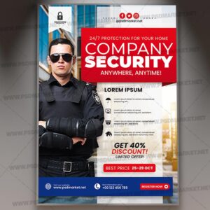 Download Security Services PSD Template 1