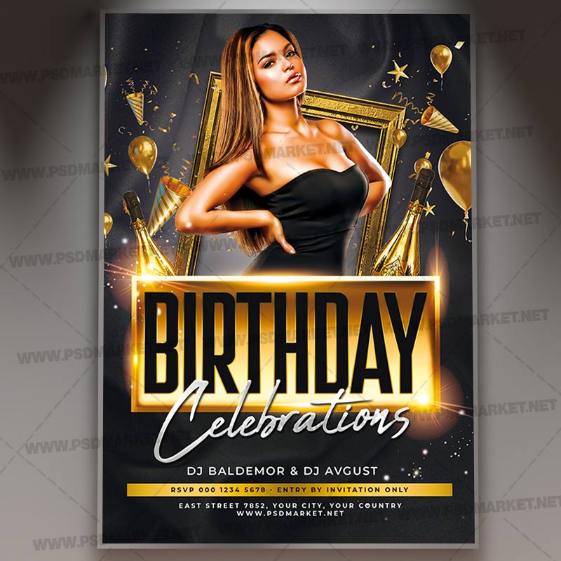 Download Event Birthday PSD Template 1