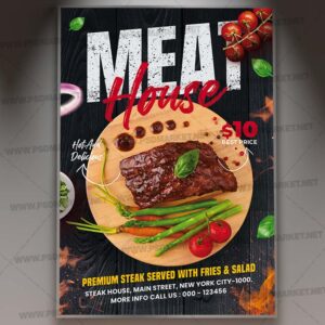 Download Meat House PSD Template 1