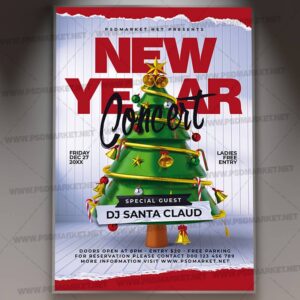 Download New Year Concert PSD Template 1