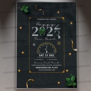 Download New Year PSD Template 1
