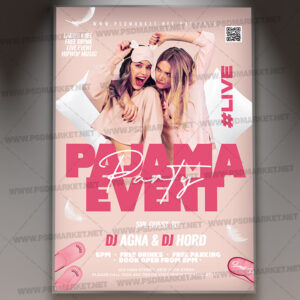 Download Pajama Party Night PSD Template 1