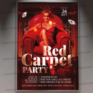 Download Red Carpet Event PSD Template 1