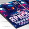 Download Space Party PSD Template 2