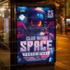 Download Space Party PSD Template 3
