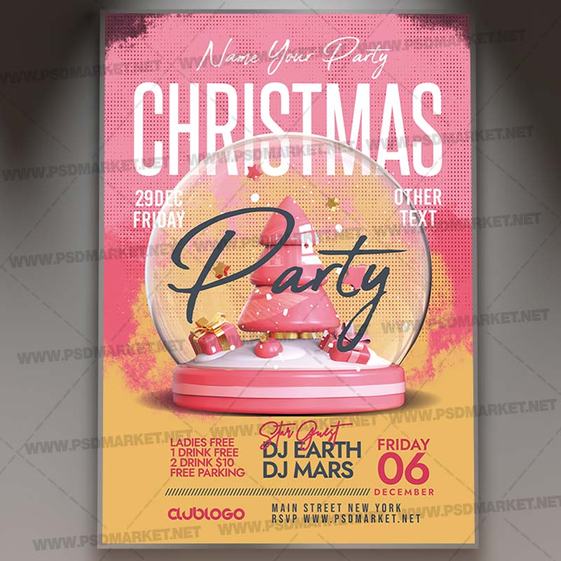 Download Christmas Event Party PSD Template 1