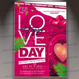 Download Love Day Card Printable Template 1