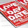 Download Love Day Date Card Printable Template 2