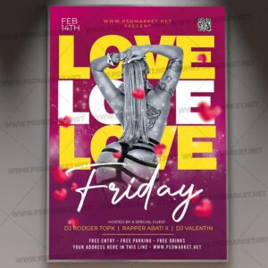 Download Love Friday Card Printable Template 1