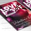 Download Love Night Card Printable Template 2