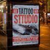 Download Tattoo Studio PSD Template 3