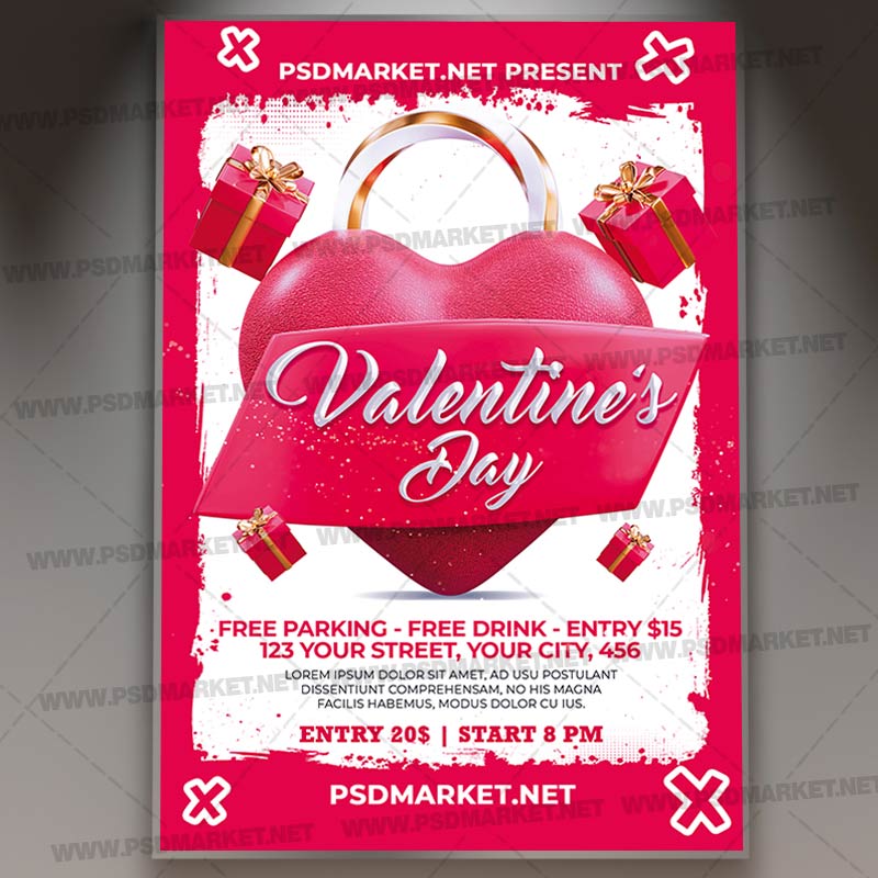 Download Valentines Day Card Printable Template 1