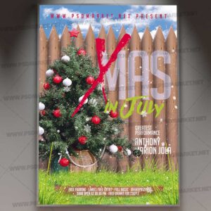 Download Xmas in July PSD Template 1