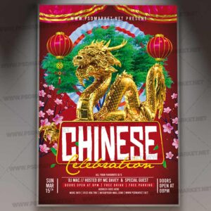 Download Chinese Celebration Card Printable Template 1