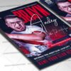 Download Dj Party Card Printable Template 2