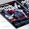 Download Drink Party Card Printable Template 2