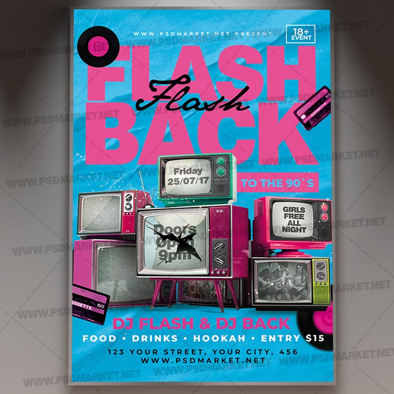 Download Flash Back Card Printable Template 1