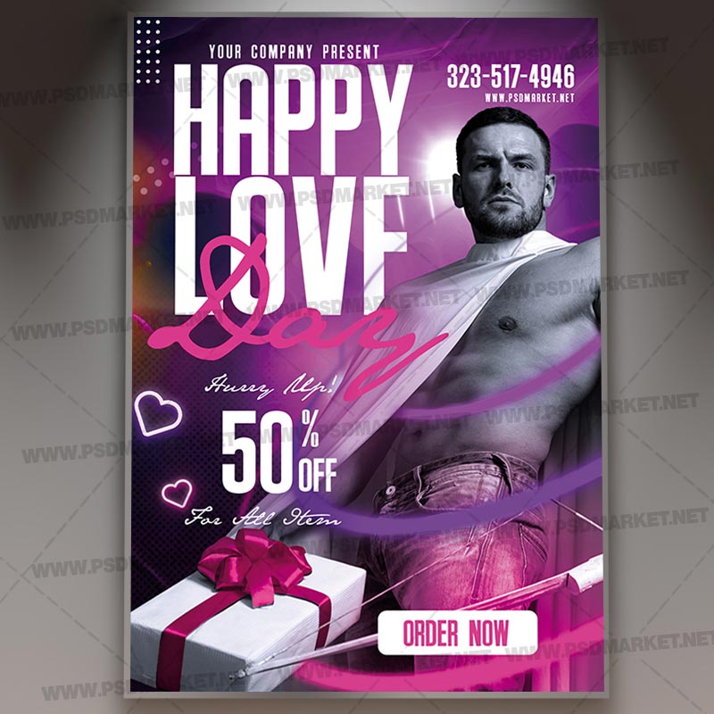 Download Happy Love Night Card Printable Template 1