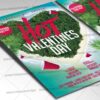 Download Hot Valentines Day Card Printable Template 2