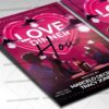 Download Love Dinner Card Printable Template 2