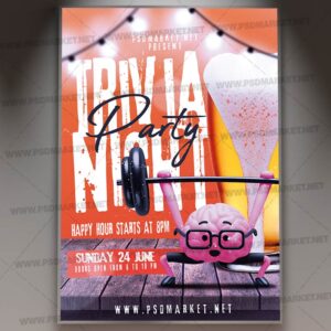 Download Trivia Night Card Printable Template 1