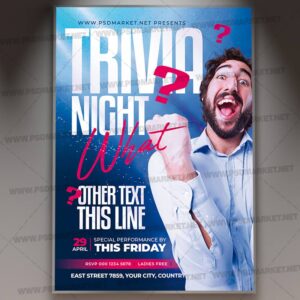 Download Trivia Party Card Printable Template 1