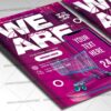 Download We Are Open Card Printable Template 2