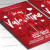 Download Be My Valentine Card Printable Template 2