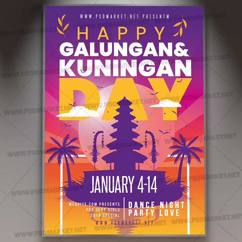 Download Galungan Day Card Printable Template 1