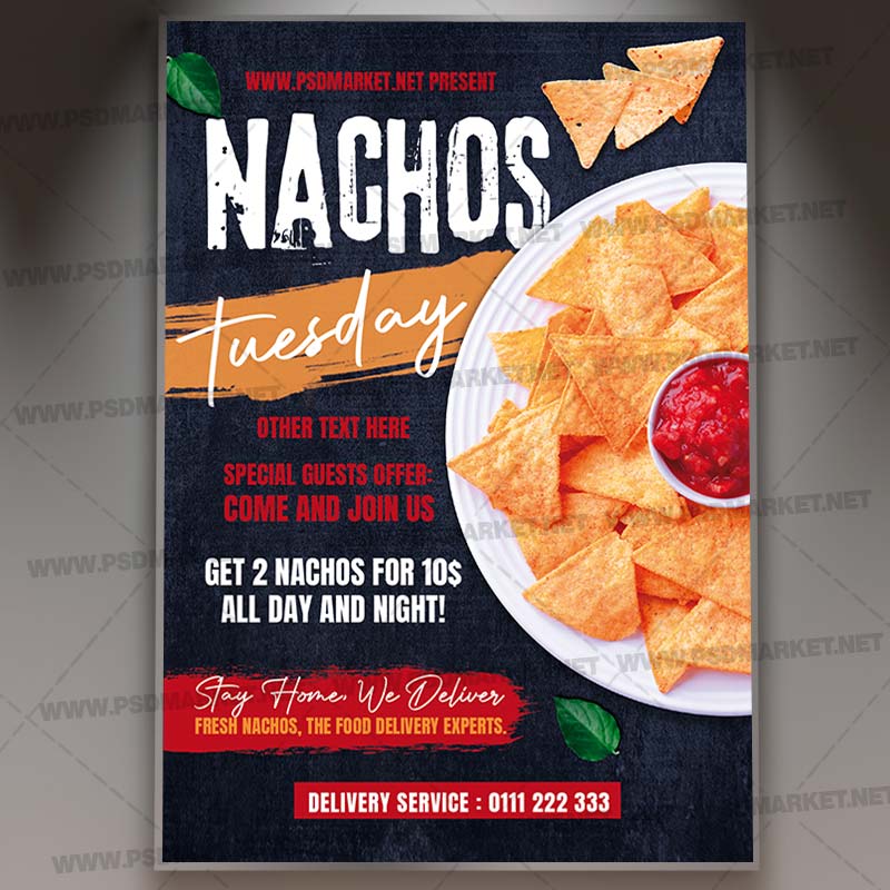 Download Nachos Card Printable Template 1