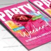 Download Party Weekend Card Printable Template 2