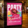 Download Party Weekend Card Printable Template 3