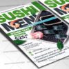 Download Sushi Menu Food Card Printable Template 2
