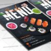 Download Sushi Menu Event Card Printable Template 2