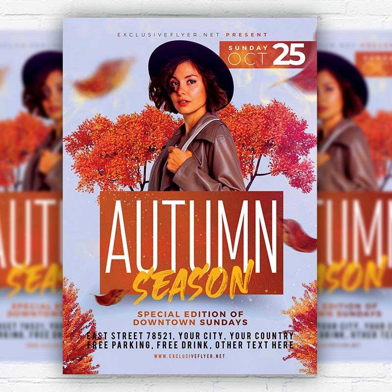 Autumn Season - Flyer PSD Template | ExclusiveFlyer